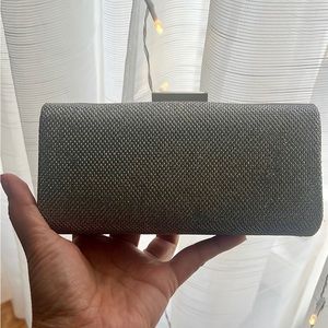 Silver Evening Clutch (small interior)